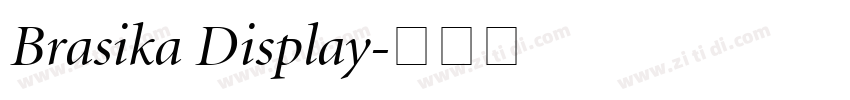 Brasika Display字体转换
